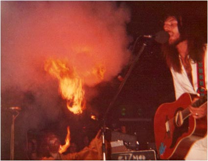 Brian Gould fire-blowing
